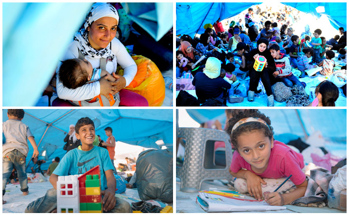 Syrische Flüchtlinge: Betreuter Ort für Kinder in Mazedonien