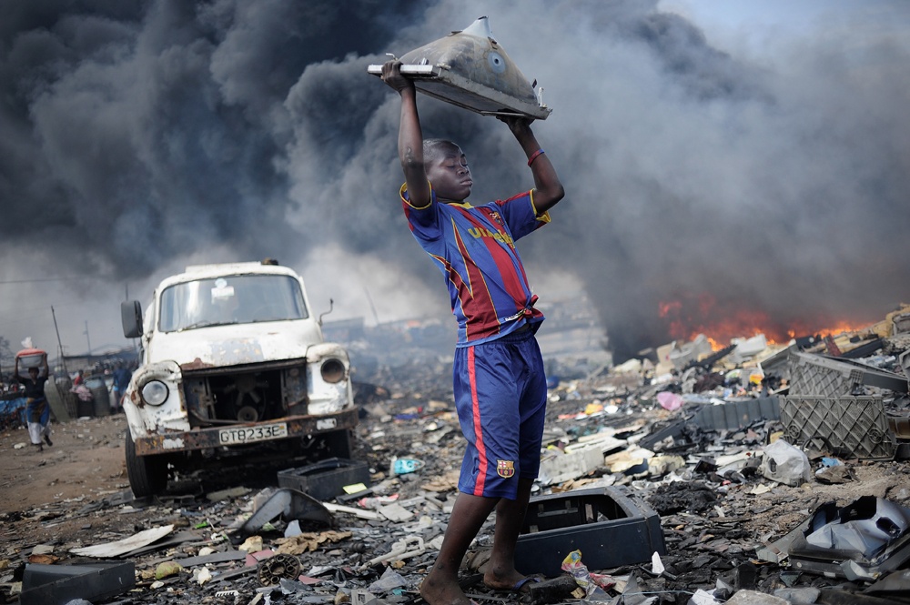 Ghana: Waste export to Africa. © Kai Löffelbein/University of Applied Sciences and Arts, Hannover Ghana: Waste export to Africa. © Kai Löffelbein/University of Applied Sciences and Arts, Hannover