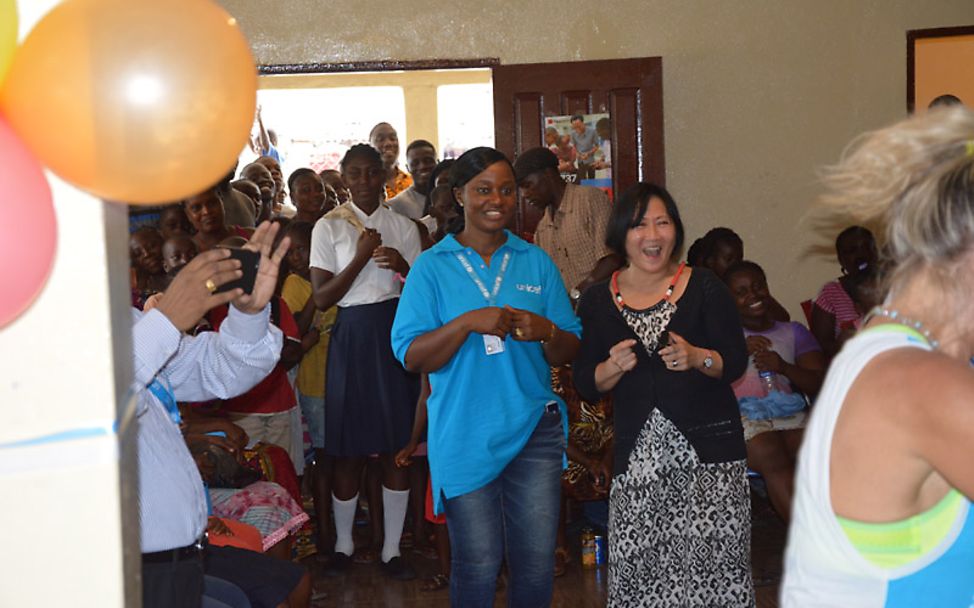 Reisetagebuch Liberia: UNICEF fördert seit kurzem auch Zumba-Kurse