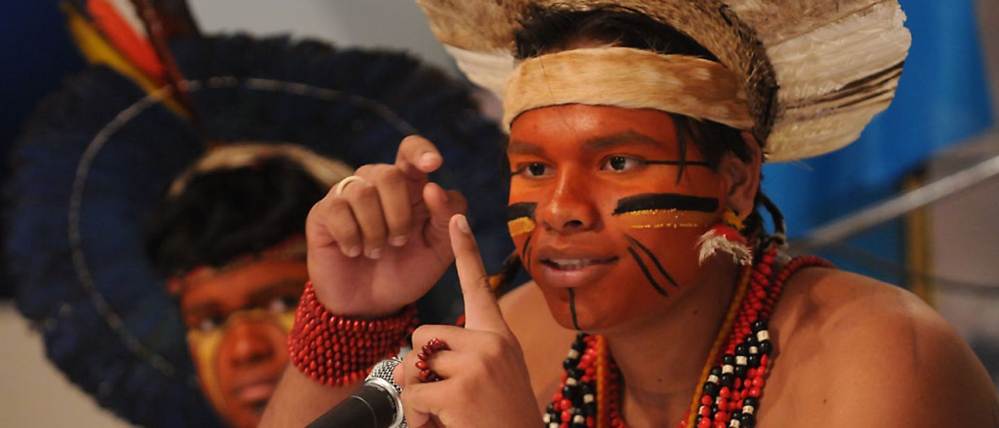 Religion, Kultur, Sprache: Kaho aus Brasilien erklärt, warum sein indigenes Volk geschützt werden muss.
