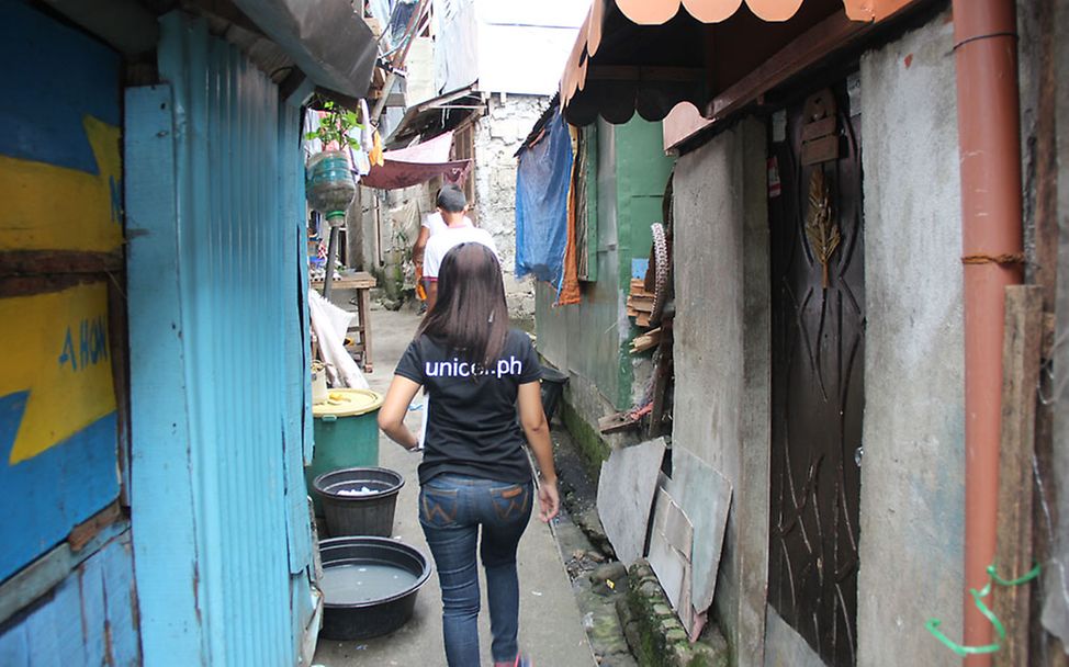 Gesundheit: Sherry wohnt in einer sehr armen Gegend in Tacloban.
