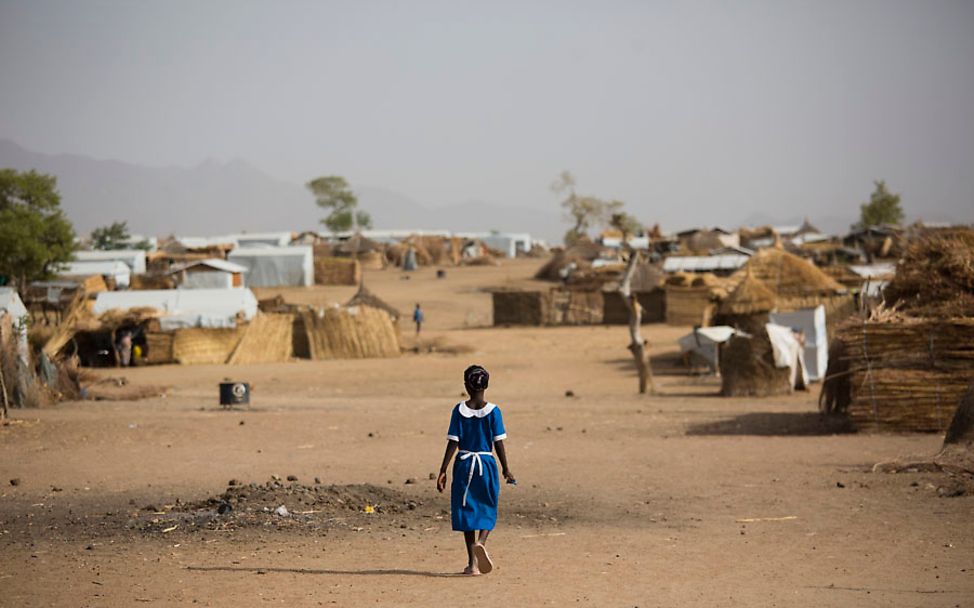 Kinder im Flüchtlingscamp auf der Flucht vor Boko Haram