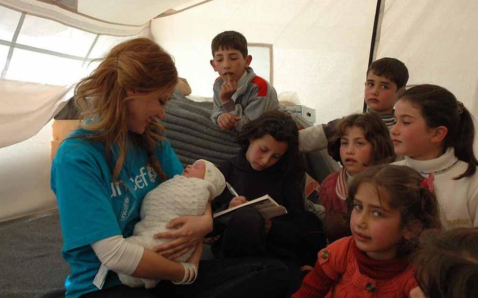UNICEF, Flüchtlingslager, Nothilfe