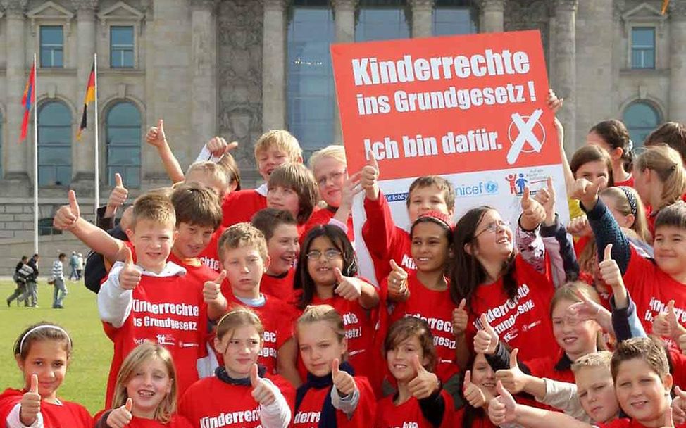 Kinderrechte ins Grundgesetz, Reichstag Berlin