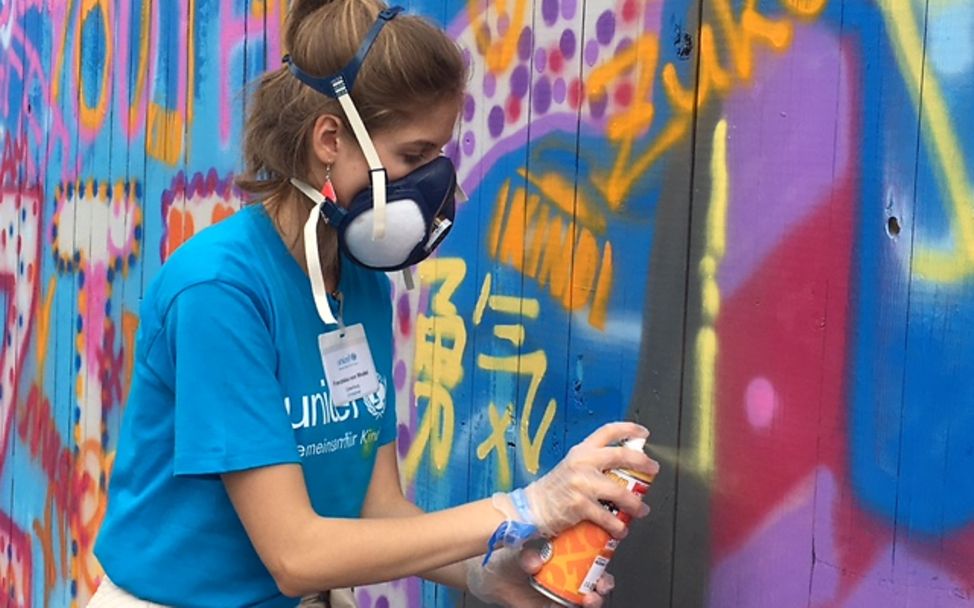 #sprayforpeace beim UNICEF Youth Festival in Nürnberg