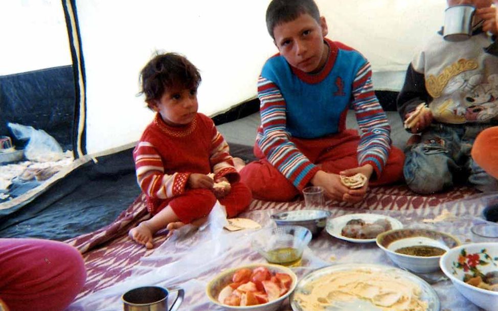 Flüchtlingslager Zaatari: Beim Frühstück