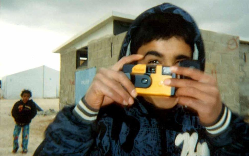 Flüchtlingslager Zaatari: Flüchtlingskind fotografiert