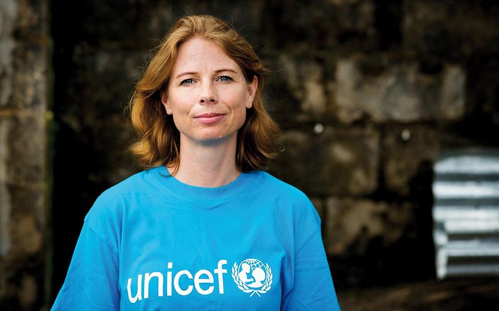 Mein UNICEF: Angela Griep in Sierra Leone (© UNICEF/Julia Zimmermann)