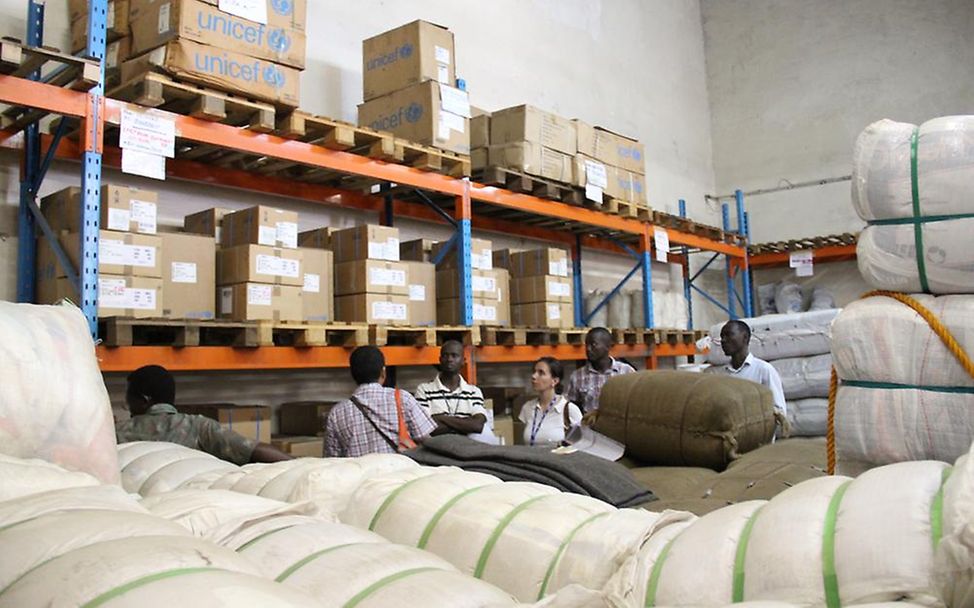 Burundi Warenlager Hilfsgüter