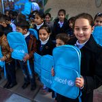 UNICEF-Schulrucksack im Einsatz
