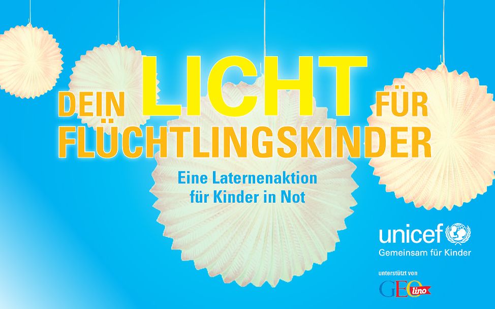 Sankt Martin: Laternenaktion Dein Licht für Flüchtlingskinder