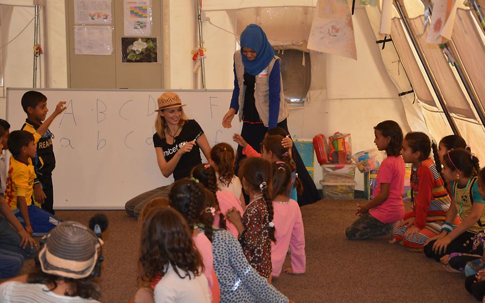 Irakreise: In den kinderfreundlichen Zonen können Kinder spielen, basteln und malen