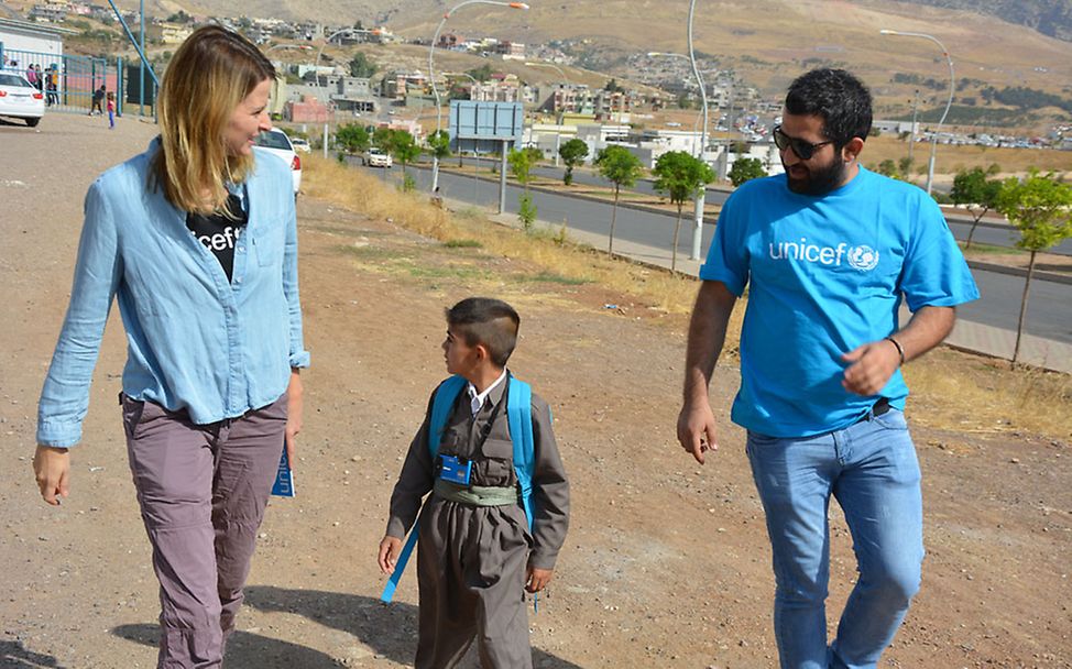 Irakreise: Murad auf dem Heimweg nach der Schule 