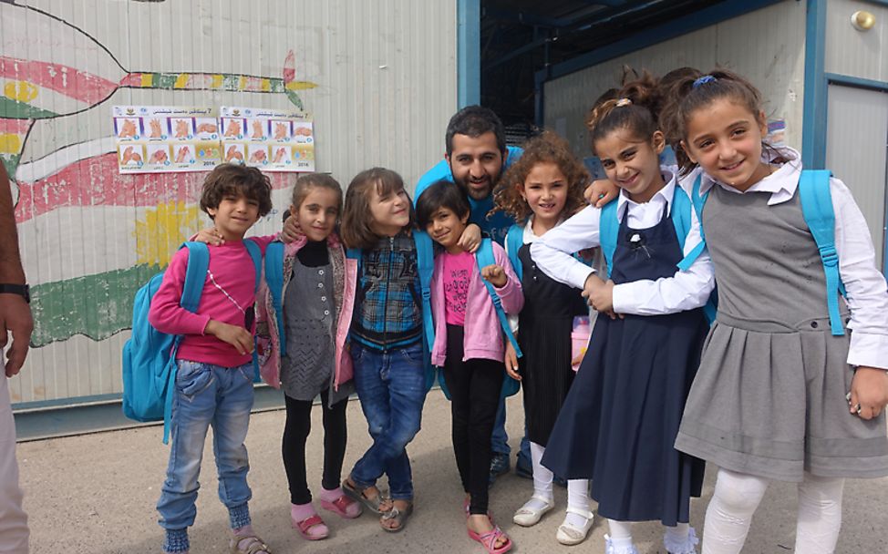 UNICEF im Irak: Schulcontainer für Flüchtlingskinder