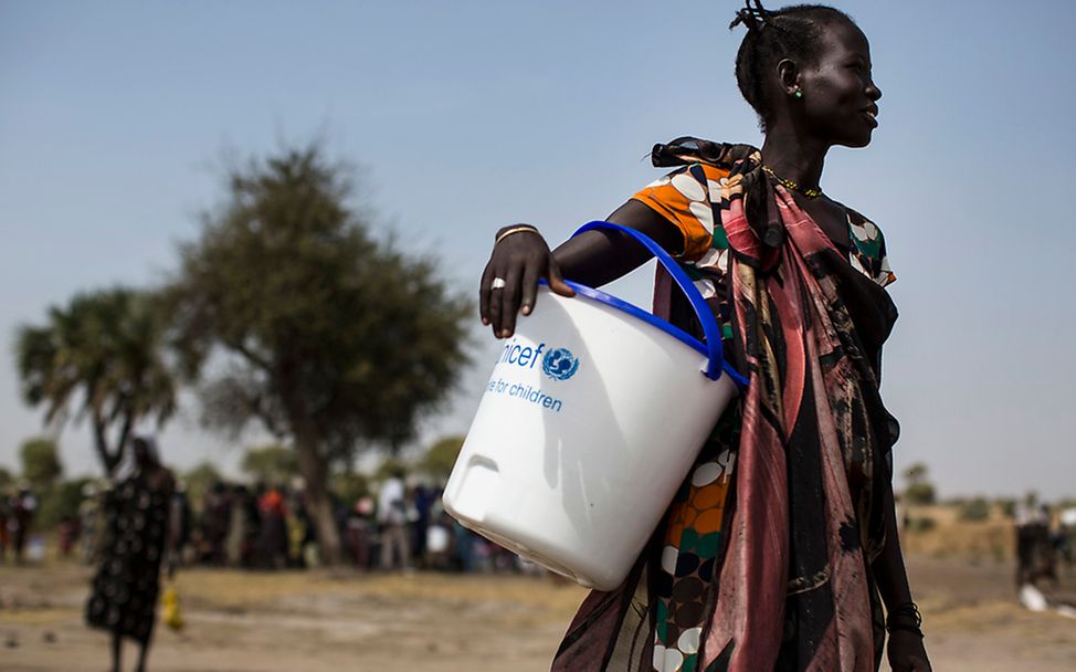 Hungersnot Südsudan: UNICEF ist vor Ort und hilft.