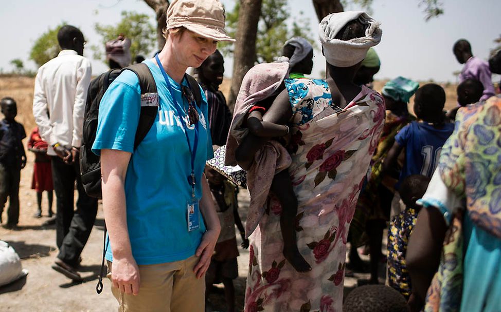 Südsudan: Angela Griep in Thonyor