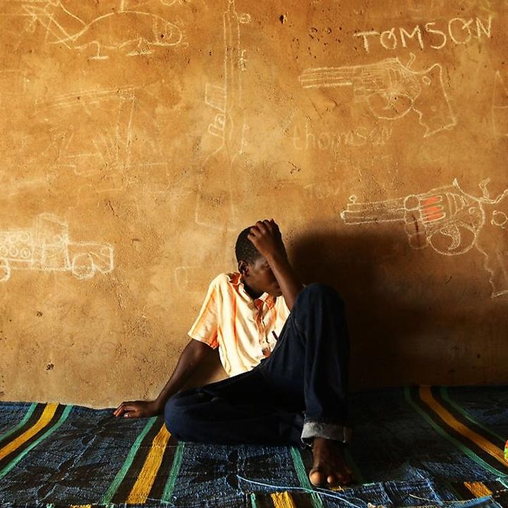 In einem Zentrum für ehemalige Kindersoldaten im Tschad.