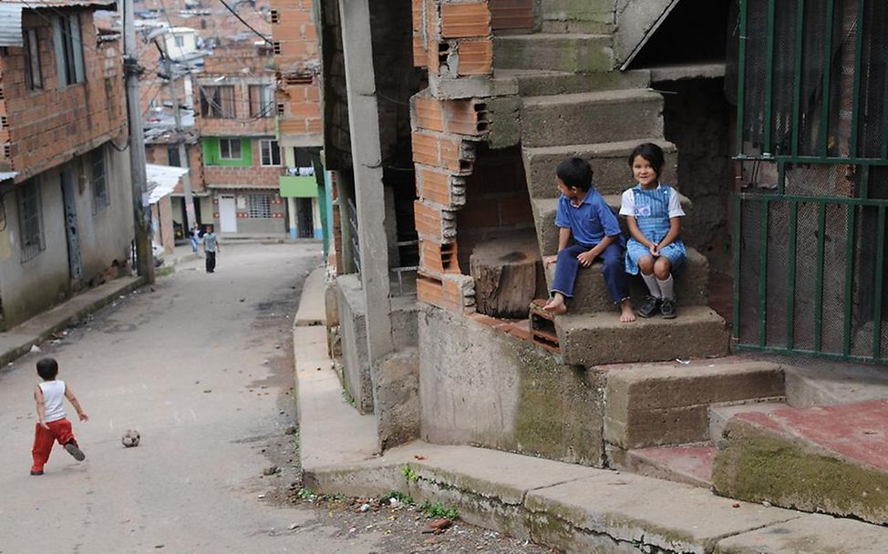Kolumbien Kinder Straße