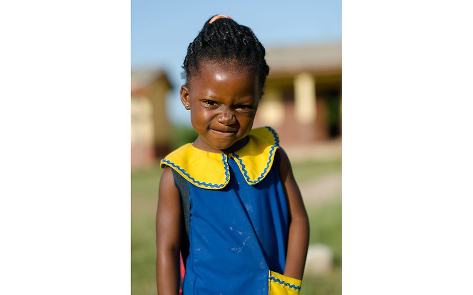 Club 48,3 Mädchenfonds: Emmanuela (4) aus Ghana darf zur Vorschule gehen.