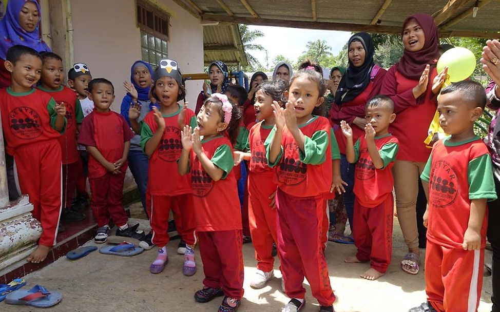 UNICEF Projektreise nach Indonesien: Kinder im Kindergarten