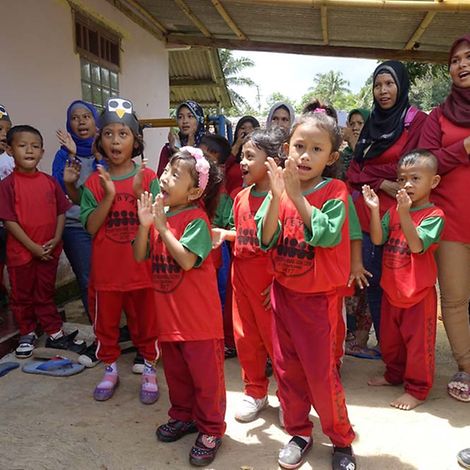 UNICEF Projektreise nach Indonesien: Kinder im Kindergarten