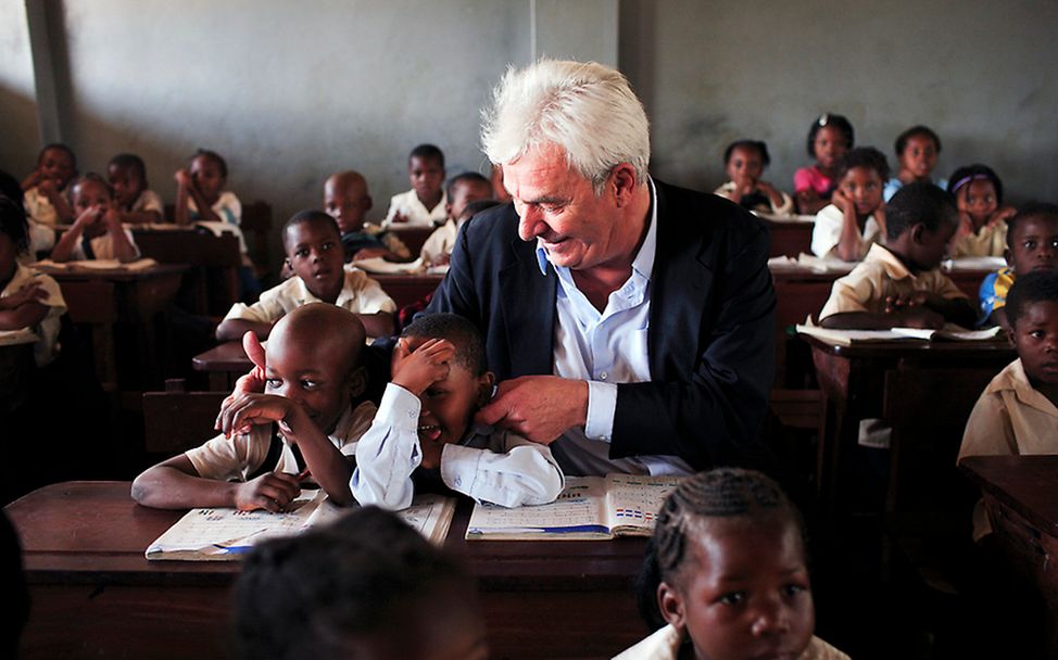 Peter Krämer auf Projektreise in Mosambik.