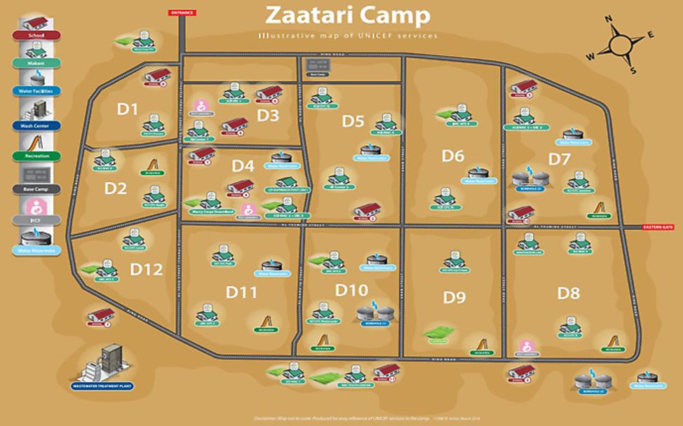 Ein Leben in der Zeltstadt: Eine Übersicht über das Za’atari Camp.