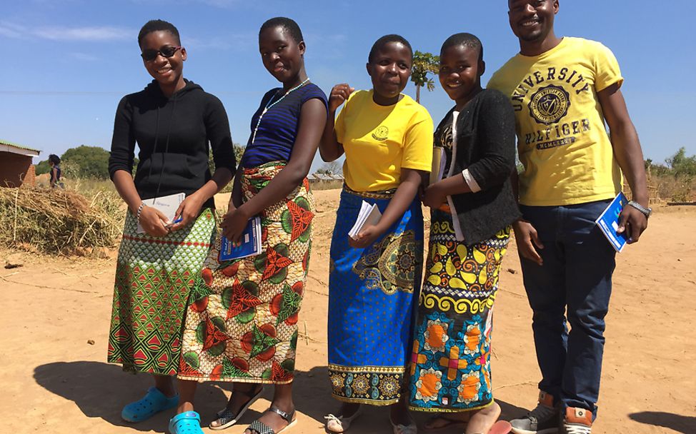 Malawi: Ein Gruppenbild der angehenden Blogger
