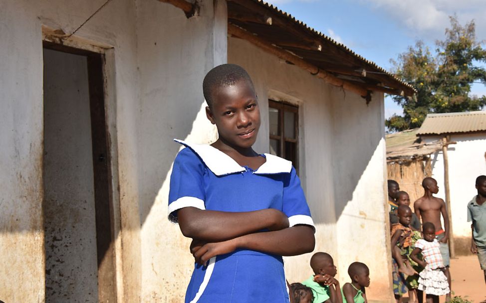 Esther Domoya,12, aus Malawi.