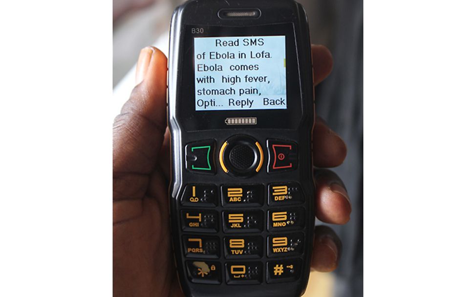 Liberia: Über das Handy wurde die Bevölkerung über Ebola informiert