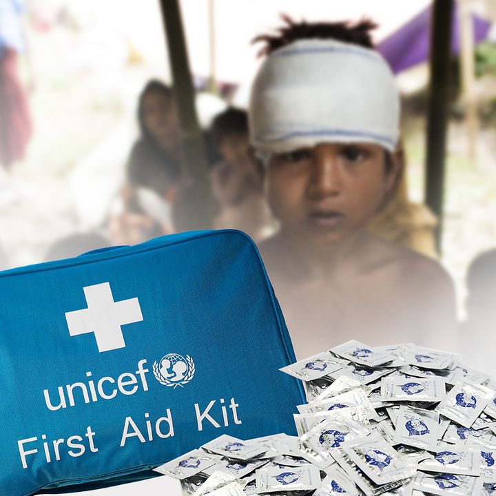 Erste-Hilfe-Set spenden und Kindern in Not das Leben retten