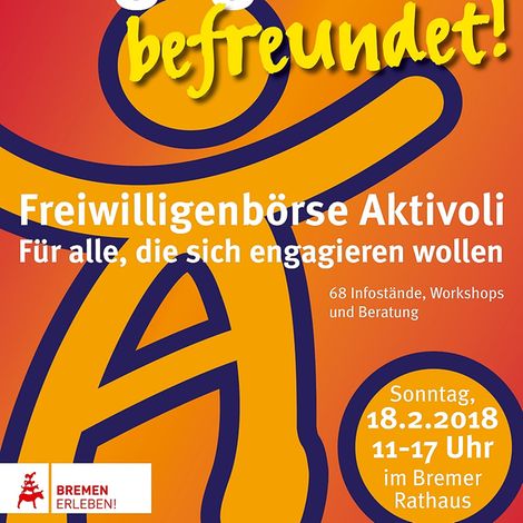 Aktivoli Plakat 2018 © Bremer Freiwilligenagentur