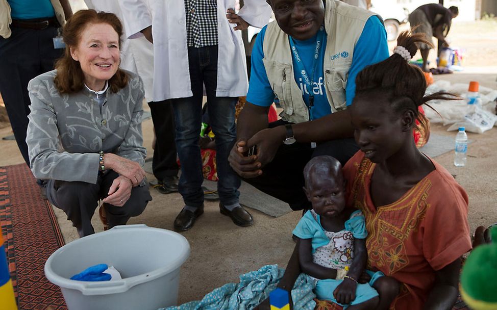 Hallo neue UNICEF-Direktorin! Henrietta Fore im Südsudan