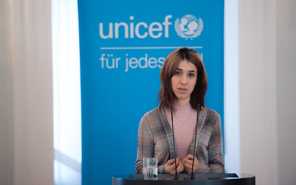 UNICEF Neujahrsgespräch: Nadia Murad, UN-Sonderbotschafterin für die Würde der Überlebenden von Menschenhandel 