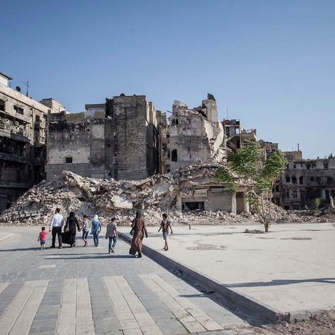 Ruinen in Aleppo