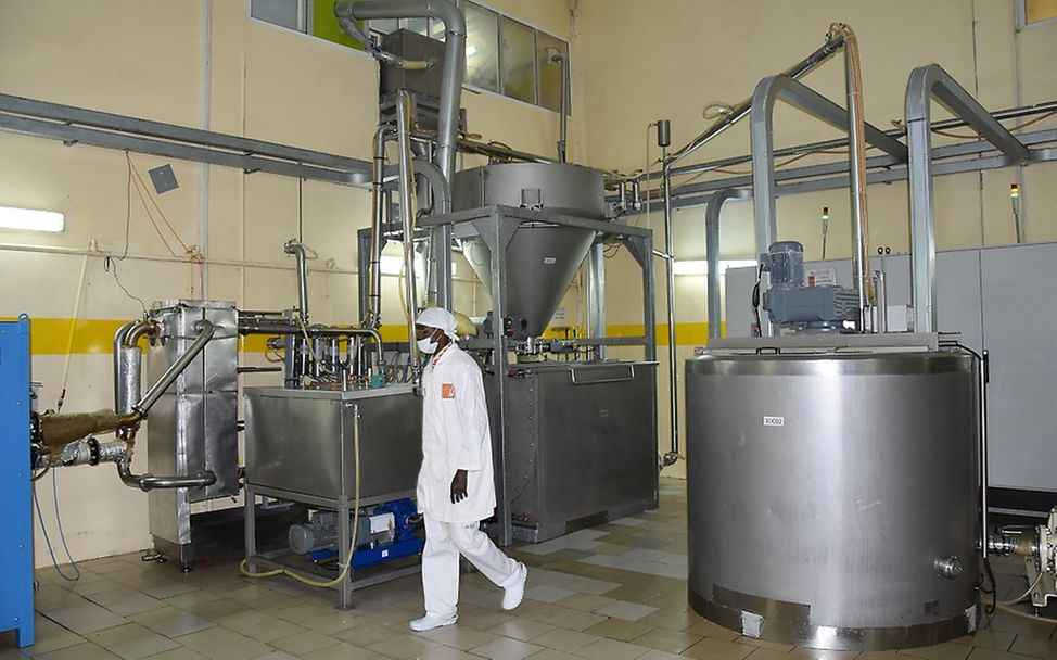 Fabrik in Niger: Plumpynut-Produktion.