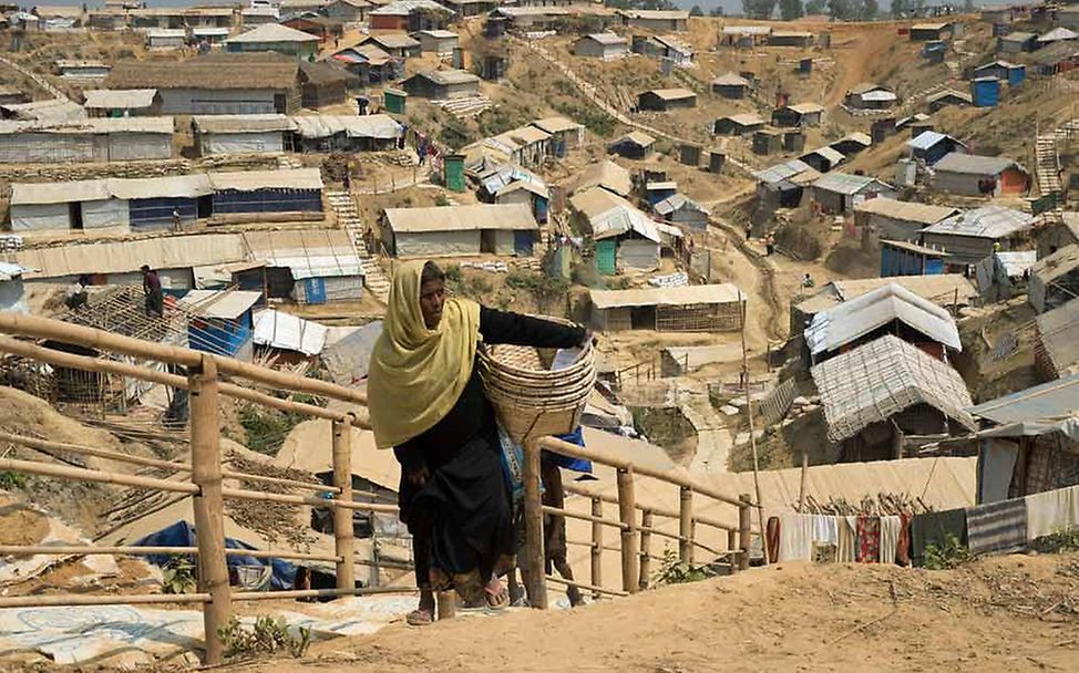 Erdrutsche und Überschwemmungen bedrohen 100.000 Rohingya in den Flüchtlingscamps  