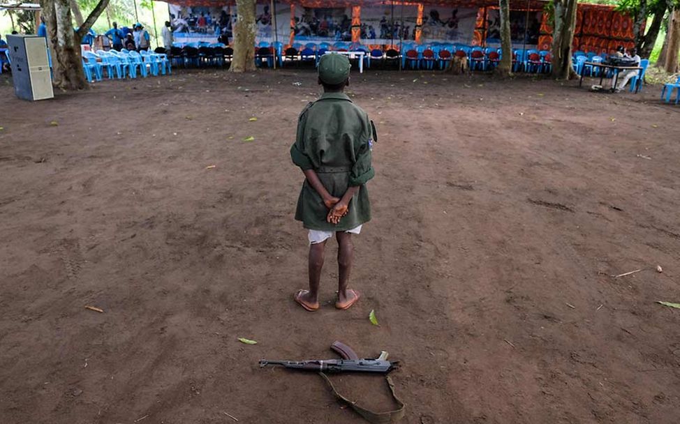 Kindersoldaten Südsudan: Auch Ganiko war Kindersoldat - jetzt hat er seine Waffe niedergelegt. 