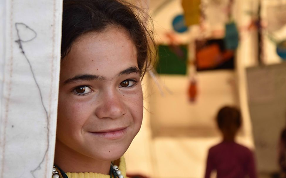 Jordanien: Die 12-Jährige Shorouq lebt auch im ITS.