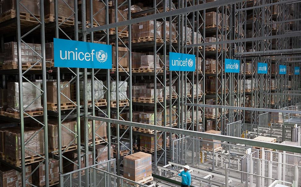 Kopenhagen: UNICEF-Logistikzentrum
