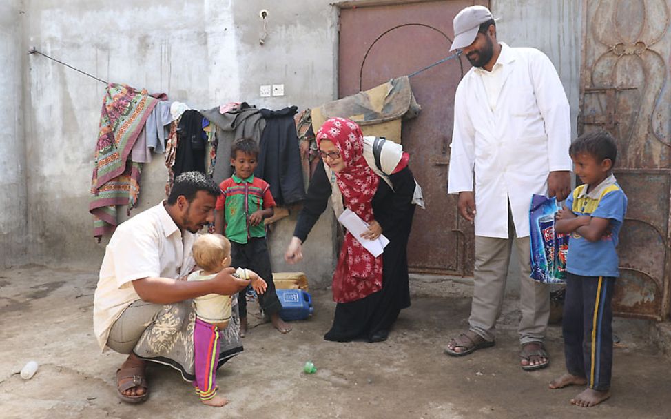 Jemen: Gamila Hibatulla trifft Flüchtlingskinder