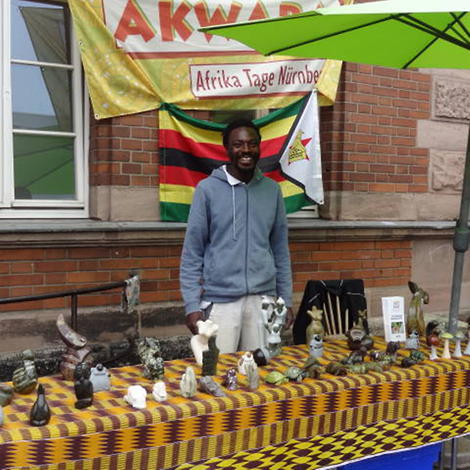 Teilnehmer der 10. Afrika-Tage in Nürnberg
