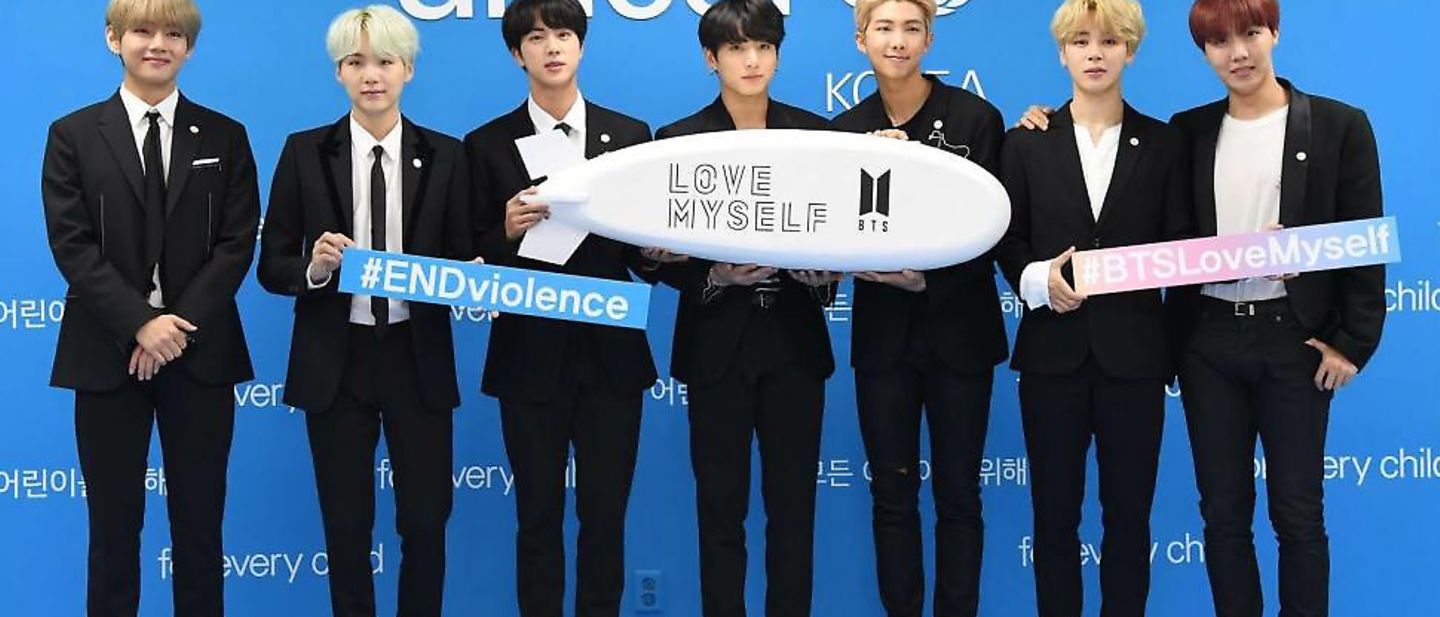 BTS unterstützt mit Love myself UNICEF bei der Kampagne EndViolence