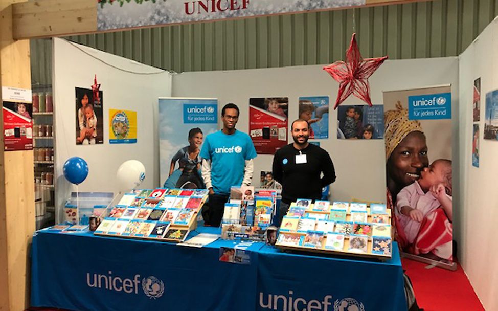 UNICEF-Stand auf der Consumenta 2018 im Messezentrum Nürnberg