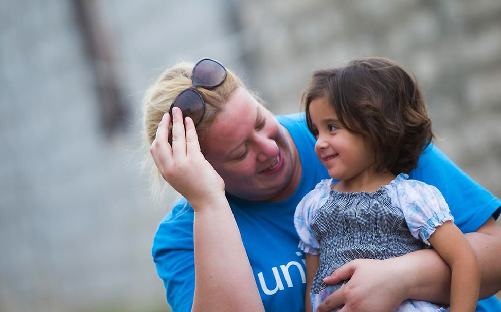 Flüchtlingen helfen, mit einer Spende an UNICEF.