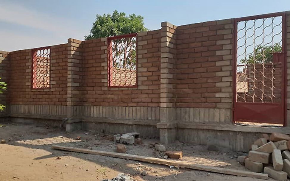 Malawi: Ein Teil der neu gebauten Schule.