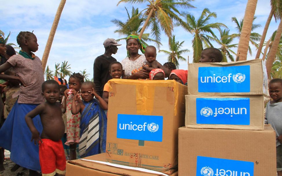 Zyklon Kenneth in Mosambik: UNICEF-Hilfsgüter kommen bei den Kindern an