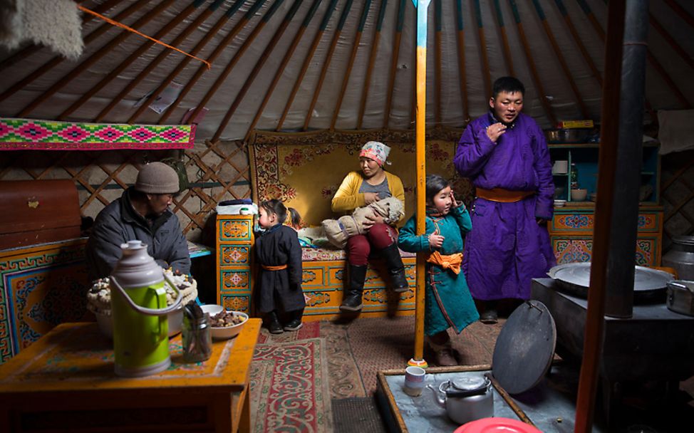Mütter in aller Welt: Eine Familie in der Mongolei