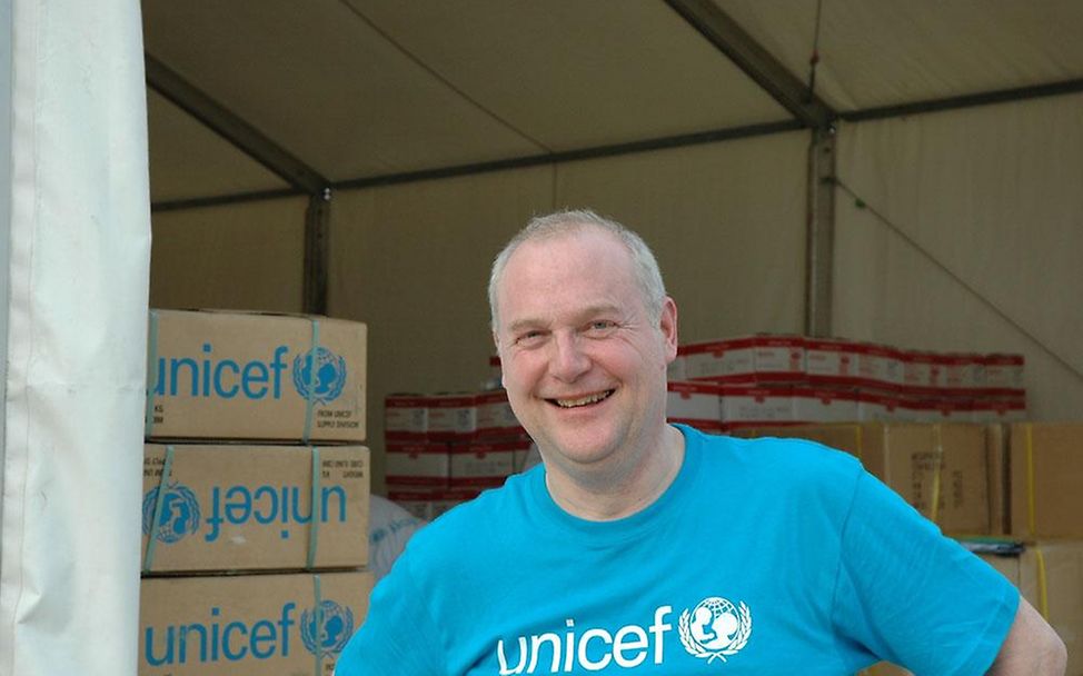 Rudi Tarneden, Pressesprecher von UNICEF Deutschland (© UNICEF/Pascale Delafragoniere)
