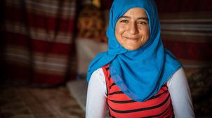 Jordanien: Portrait von Madelin (12), ein syrisches Flüchtlingsmädchen
